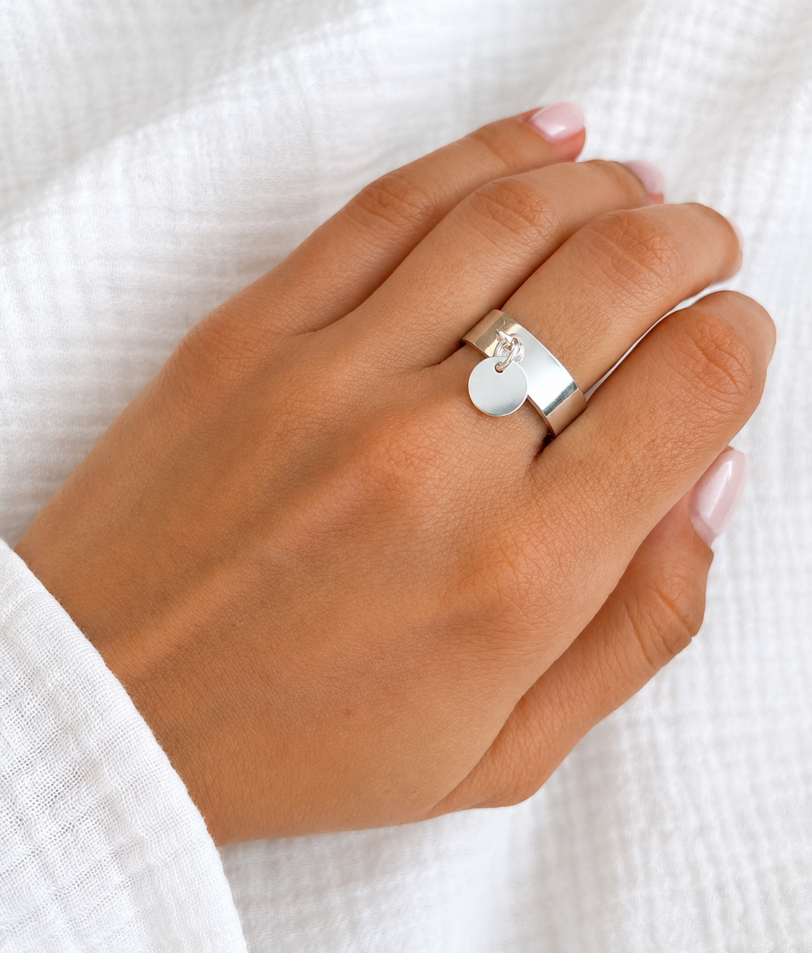 Bague mini pampille