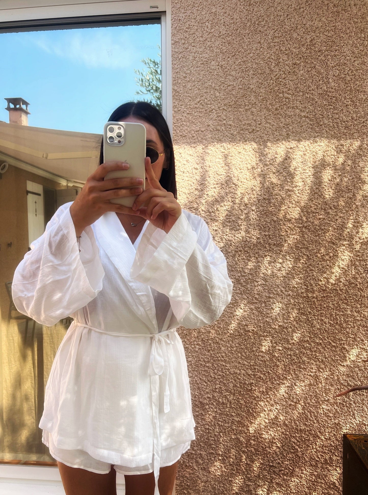 Ensemble veste de kimono et short