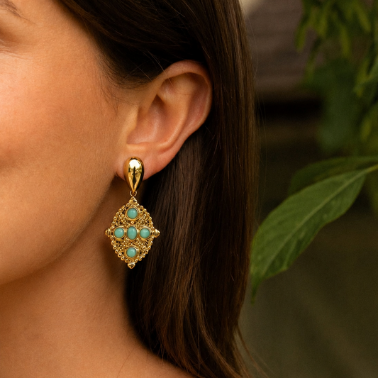 Boucles d'oreilles Aster