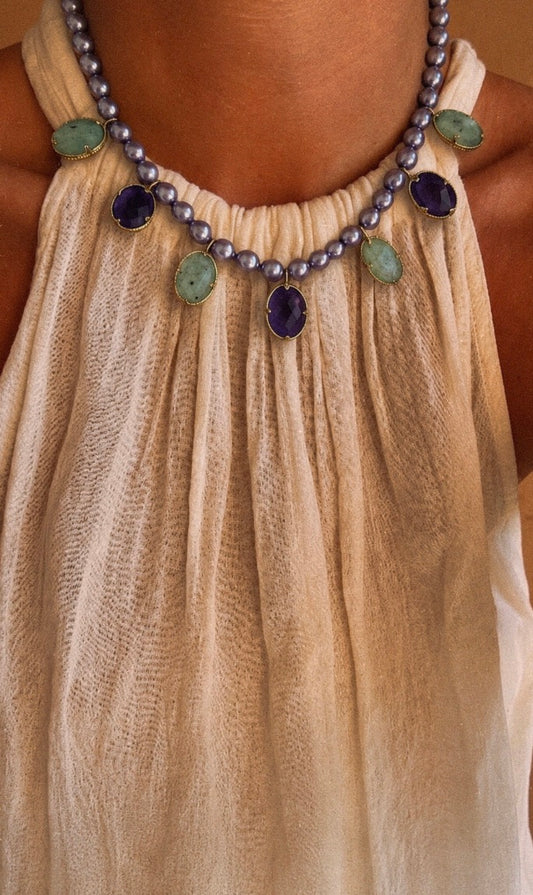 Collier Marea - Violet