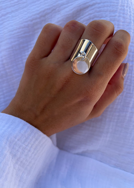 Bague Médaillon L