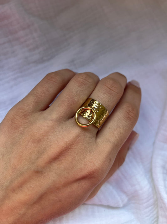 Bague breloque ouverte