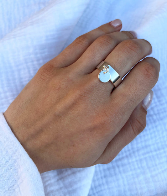 Bague mini pampille